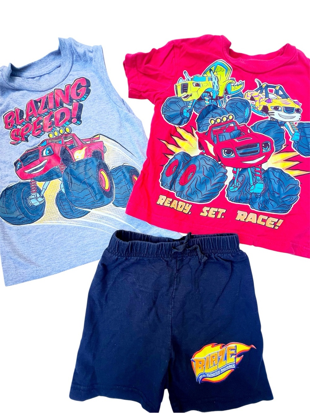 Blaze And The Monster Machines - 3T Matching Set T-Shirt And Shorts